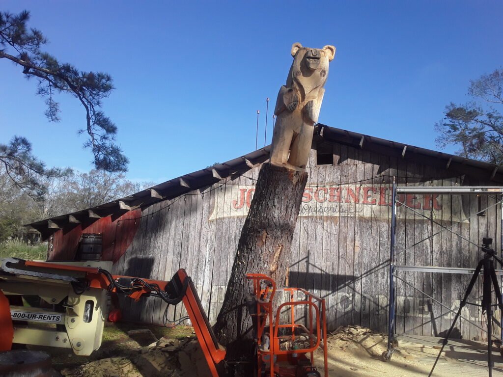 Carving in the works